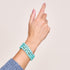 Sarcelle | Argent sterling .925 | Bracelet en verre du Cheshire